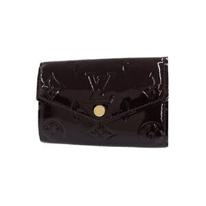 Louis Vuitton Monogram Vernis Patent Multicle Wallet Key Case Ring